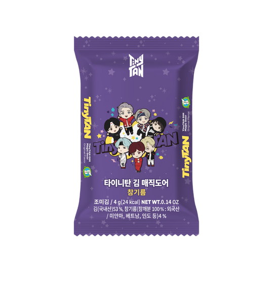 TinyTan Roasted Seaweed with Sesame Oil [Best Before Date: 2027.04.20]