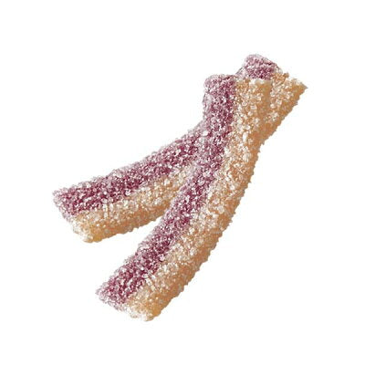 Bourbon Fettuccine Gummy Fusion Goût Cabernet & Orange Sanguine (50g)