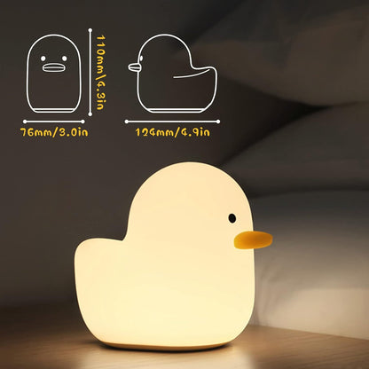 Lampe de nuit en silicone Dull Duck
