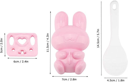 Japanese Rabbit Rice Ball Mold 3 Piece Set