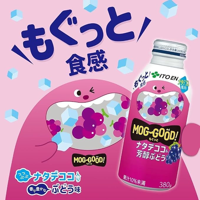 Nata de coco et raisin riche Itoen Mog-Good (380 g)