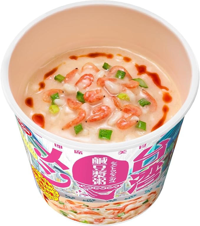Congee au lait de soja salé taïwanais Nissin (56G)