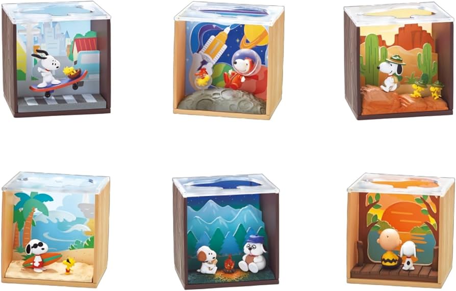 Re-Ment Peanuts Snoopy Scenery Box