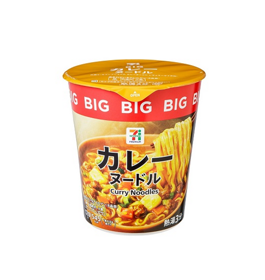 Seven Premium 7-11 Big Cup Curry Noodle (120G) [Best Before Date: 2026.05.08]