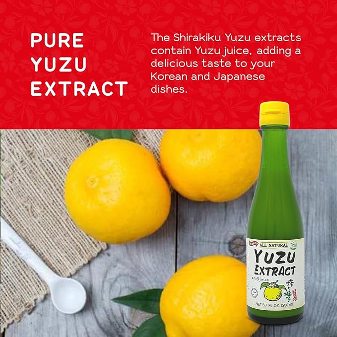 Jus d'extrait de yuzu Shirakiku (200 ml)