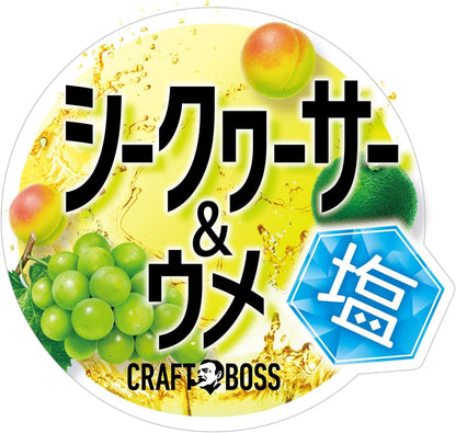 Suntory Craft Boss Shiikuwasha Lime & Ume Plum (500ML) [Best Before Date: 2027.03]