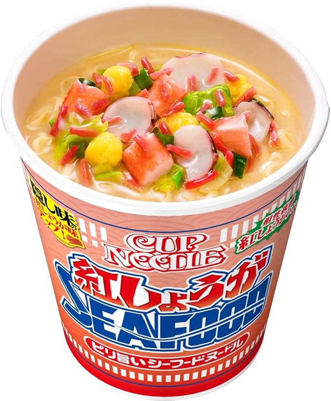 Nissin Big Cup Noodle Red Ginger Seafood (94G) [Best Before Date: 2026.08.24]