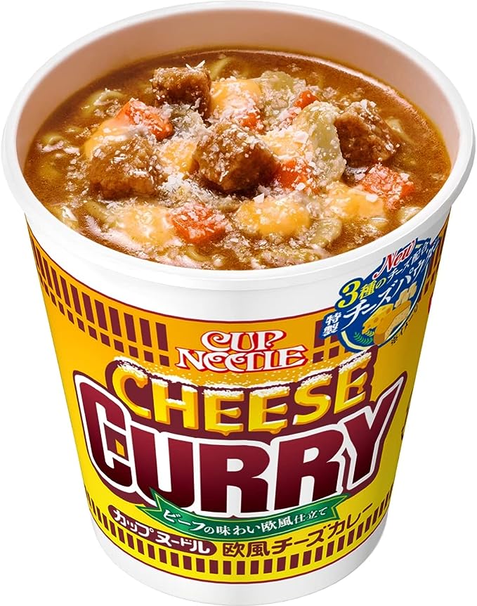 日清カップヌードル ヨーロピアンチーズカレー (85G) – Hungry Ninja