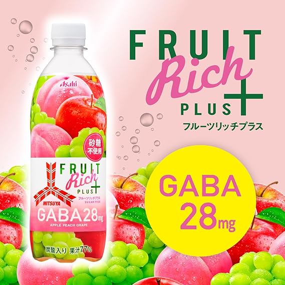 Asahi Mitsuya Fruit Rich Plus GABA (500ML)