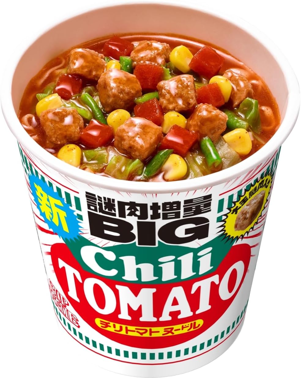 Nissin Big Cup Noodle Chili Tomato (109G) [Best Before Date: 2027.01.16]