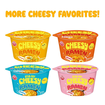Ottogi Cheesy Spicy Cheddar Ramen Bowl (90G) [Best Before Date: 2027.04.06]