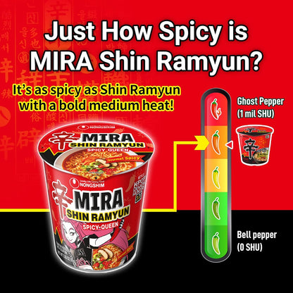 Nongshim Shin Ramen Demon Hunter Mira Spicy Queen (68G) [Best Before Date: 2027.01.21]