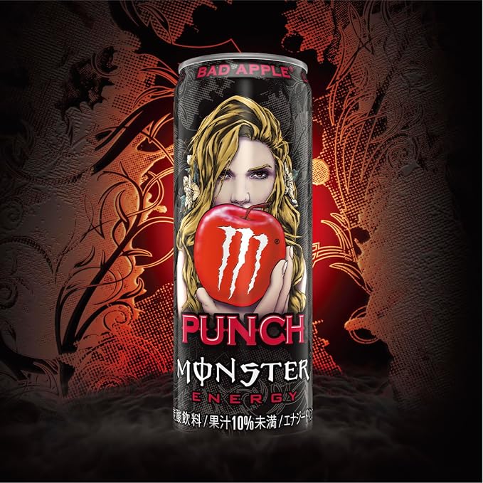 Asahi Monster Energy Bad Apple Juice (355ML) [Best Before Date: 2028.06]