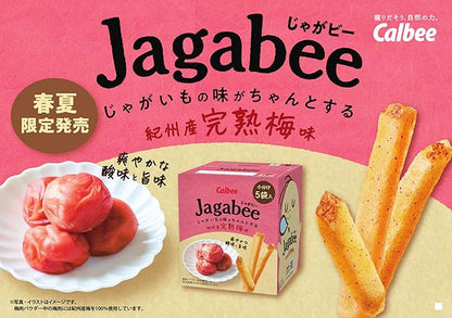 Calbee Jagabee Prune Mûre Kishu (75G) [À consommer de préférence avant le : 2026.06]