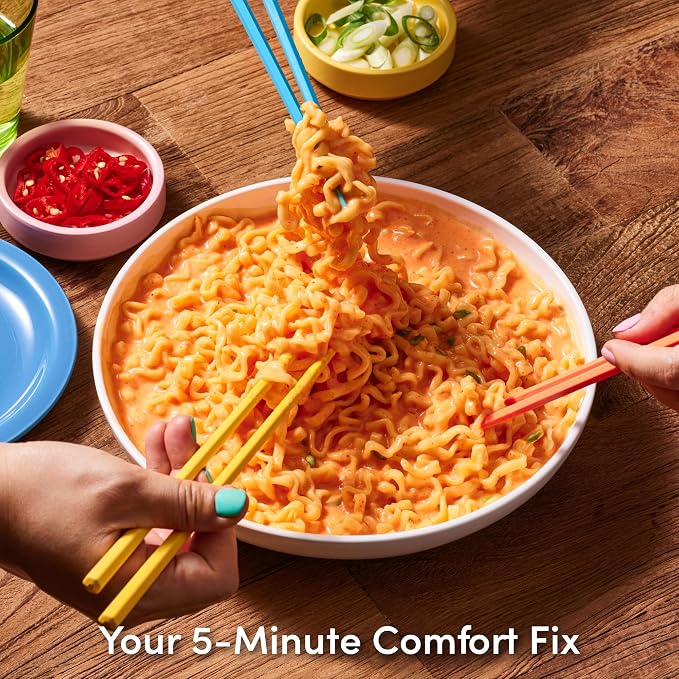 Ottogi Cheesy Stir-Fry Cheddar & Mascarpone Ramen Bowl (90G) [Best Before Date: 2027.04.06]