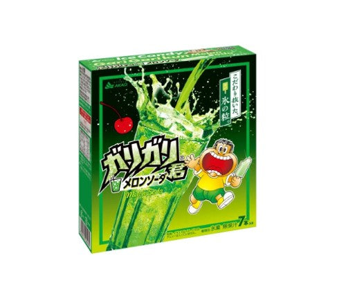 Akagi Garigari-kum Melon Soda Ice Bar (7 x 63ML)