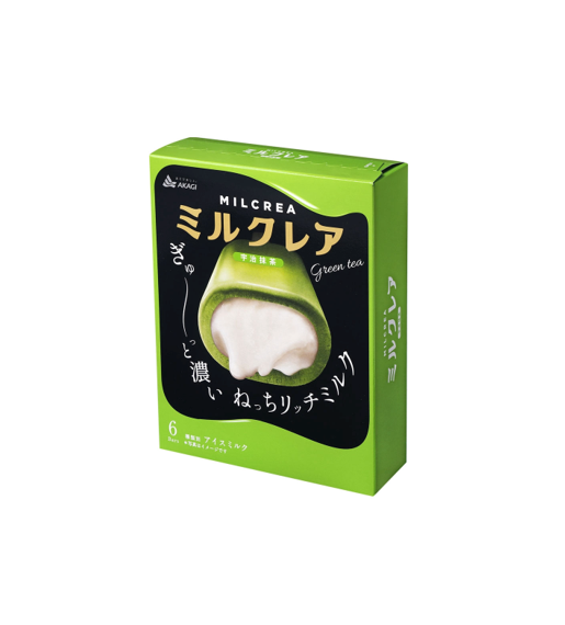 Akagi Milcrea Uji Matcha Green Tea Ice Cream (6 x 40ML)