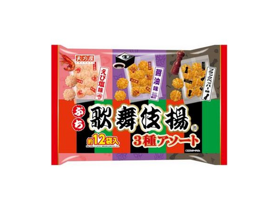 Amanoya Petit Kabukiage Assortiment de Craquelins de Riz Senbei (166G)