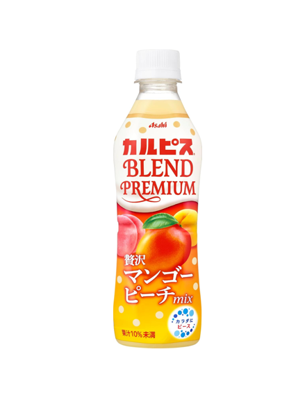 Asahi Calpis Blend Premium Luxury Mango Peach Mix (430ML)