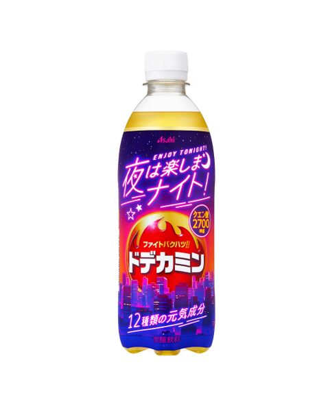 Asahi Dodecamine : Profitez de la nuit ! Boisson énergisante (500 ml) [Date limite d'utilisation optimale : 12/2026]