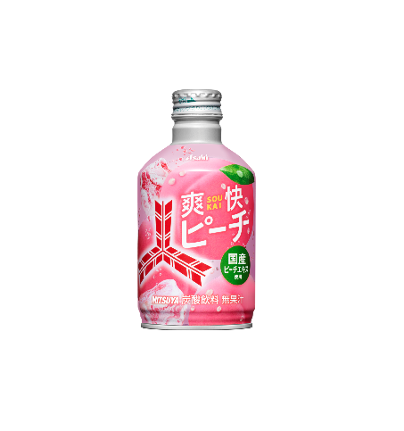 Cidre rafraîchissant Asahi Mitsuya Pêche (300 ml)