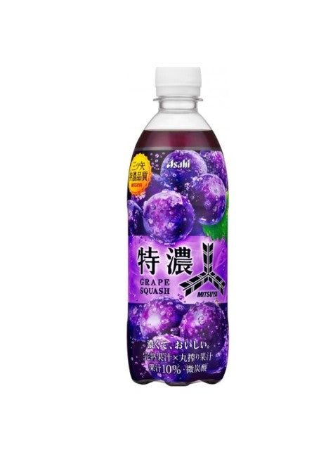 アサヒ 三ツ矢 特濃ぶどうスカッシュ (500ML)