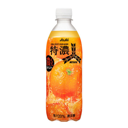 Asahi Mitsuya Tokunou Orange Squash (500ML) [Best Before Date: 2026.02]