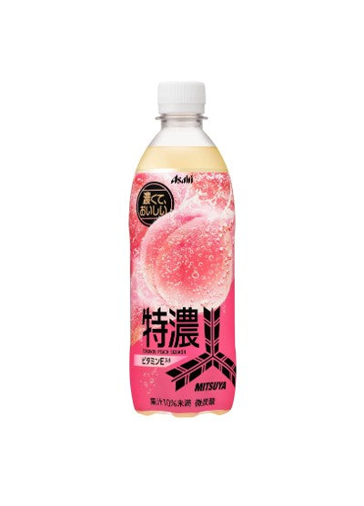 Asahi Mitsuya Tokunou Peach Squash (500ML)