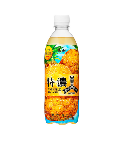Asahi Mitsuya Tokunou Pineapple Squash (500ML) [Best Before Date: 2026.12]