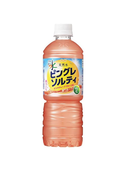 Asahi Oishii Natural Water Pingre Salt (600ML)