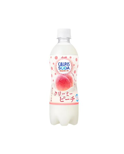 Asahi Calpis Soda Creamy Peach (500ML)