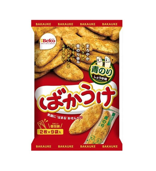 Befco Baukake Aonori Soy Sauce Rice Cracker (100G)