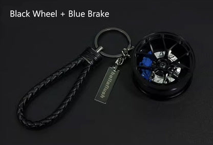 Hellaflush Car Wheel Keychain