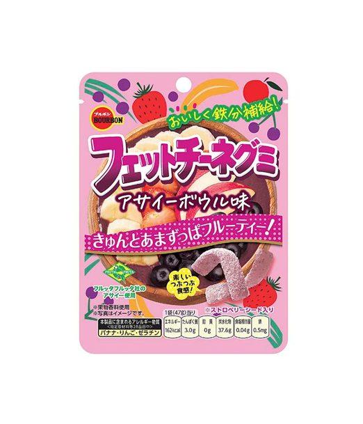 Bourbon Fettuccine Gummy Acai Bowl (47G) [Best Before Date: 2026.11]