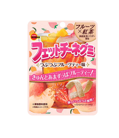 Bourbon Fettuccine Gummy Fruit Tea Flavour (47G)