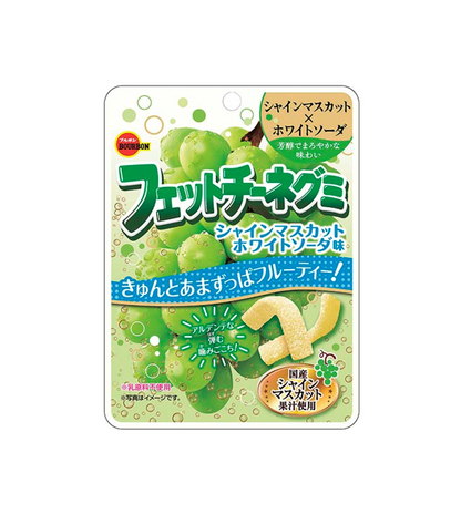 ブルボン フェットチーネグミ シャインマスカットホワイトソーダ味 (47G) [賞味期限: 2026.05]