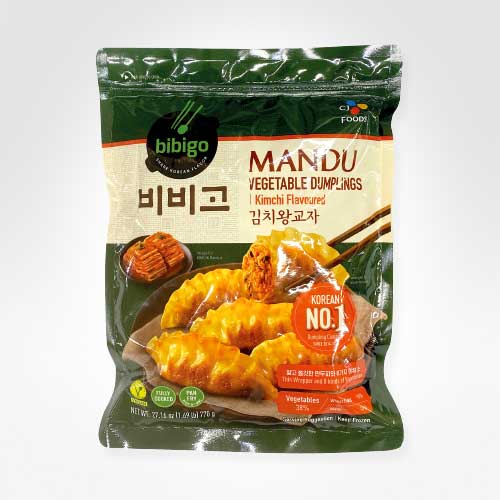 CJ Bibigo Vegetable Dumpling Kimchi Flavoured (770G)