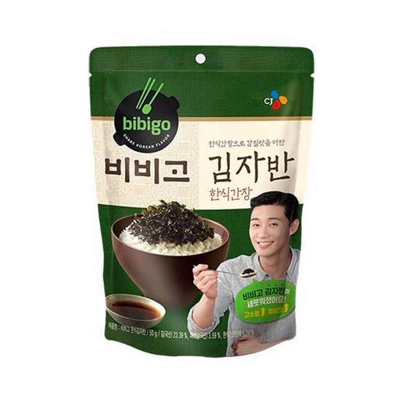 CJ Bibigo Roasted Seaweed Flakes with Korean-Style Soy Sauce (50G)