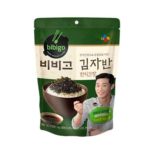 CJ Bibigo Roasted Seaweed Flakes with Korean-Style Soy Sauce (50G)