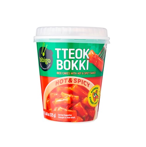 CJ Bibigo Tteokbokki Rice Cake Hot & Spicy (125G)