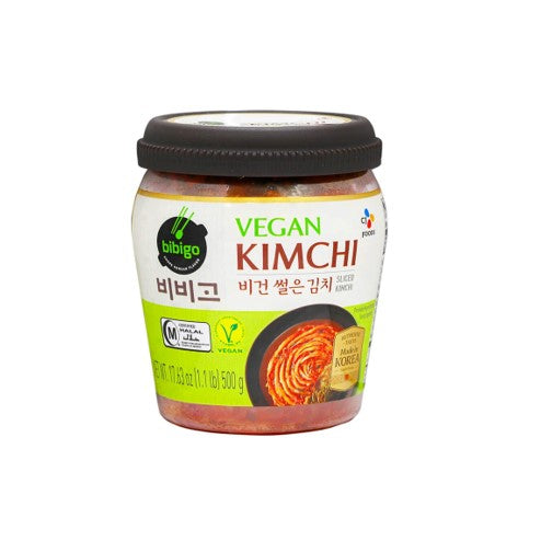 RFG : Kimchi végétalien CJ Bibigo (500 g) [À consommer de préférence avant le : 18/05/2026]