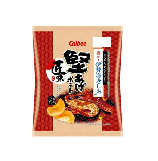 Calbee Kataage Potato Sel de Homard (60g) [À consommer de préférence avant le : 2026.07]