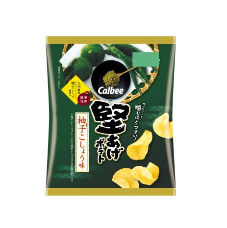 カルビー 堅あげポテトチップス ゆず胡椒 (60G)