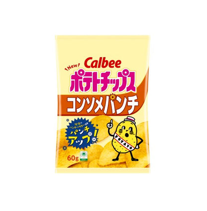 Calbee Potato Chip Consommé Punch (60G)