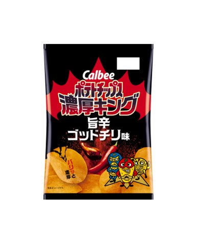 Calbee Potato Chips Rich King God Chilli (55G)