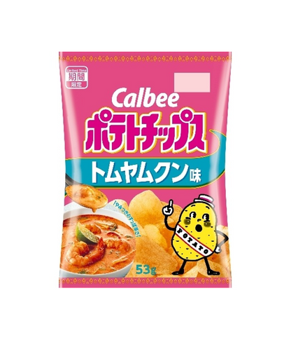 Calbee Potato Chips Tom Yum Goong (53G) [Best Before Date: 2027.03]