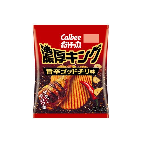 Calbee Potato Chips Rich King Delicious Spicy God Chili (52G)