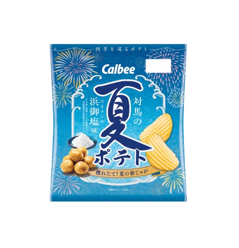 カルビー 夏のポテトチップス 対馬はまご塩（61G）