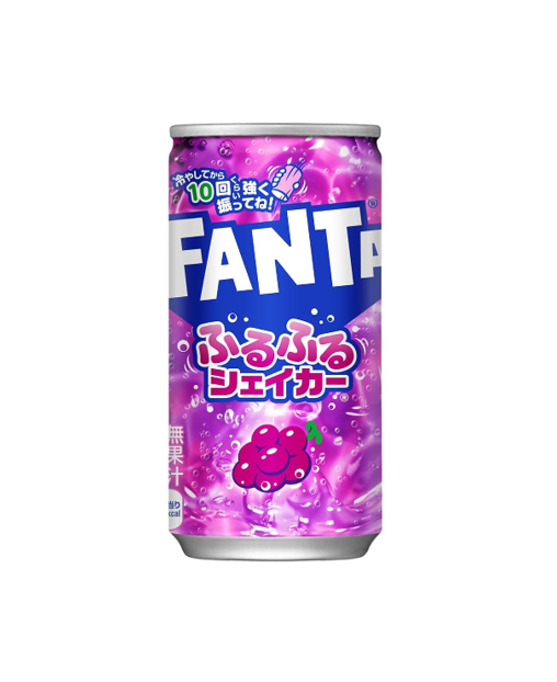 Coca Cola Fanta Furufuru Shaker Raisin (180G) [À consommer de préférence avant le : 2026.12]