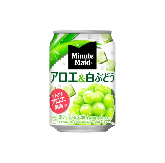 Coca Cola Minute Maid Aloe et Raisin Blanc (280 ml)
